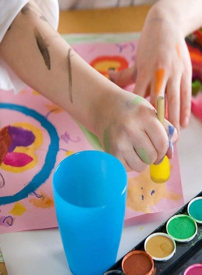 Brille Bee Sponge Stamp Foam Painting Brushes, Flower Shapes, Art Paint Drawing Tools, DIY Graffiti Stamps for Kids Early Learning (Yellow Spounge 5pcs) - Image 4